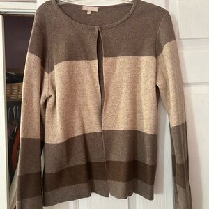 Striped Brown Cardigan